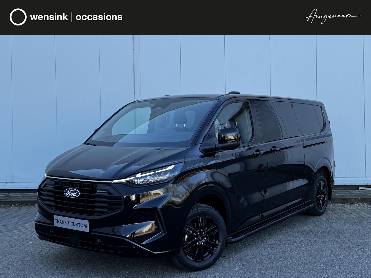 Ford Transit Custom - 320 2.5 PHEV L2H1 Black Platinum DUBBEL CABINE | 2250 KG AHW | 1100 KG Laadvermogen | Lede - AutoWereld.nl