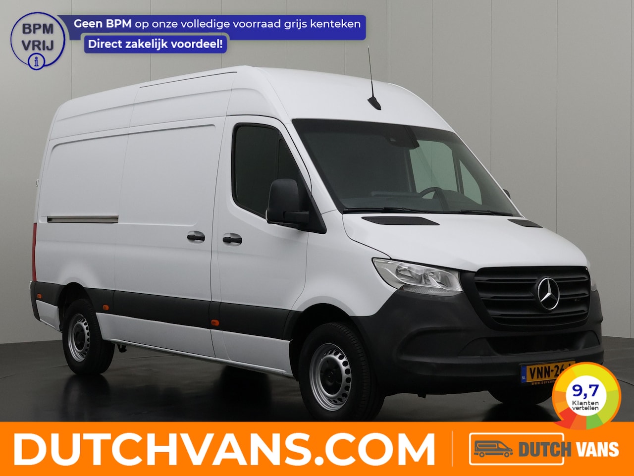 Mercedes-Benz Sprinter - L2H2 | Navigatie | Multimedia | Airco | Cruise | Trekhaak | Betimmering | 3-Zits - AutoWereld.nl