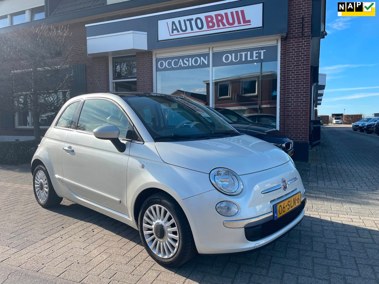 Fiat 500 - 0.9 TwinAir Lounge|Apple Carplay|Panod.|Navi|Camera|LM|NL-auto - AutoWereld.nl