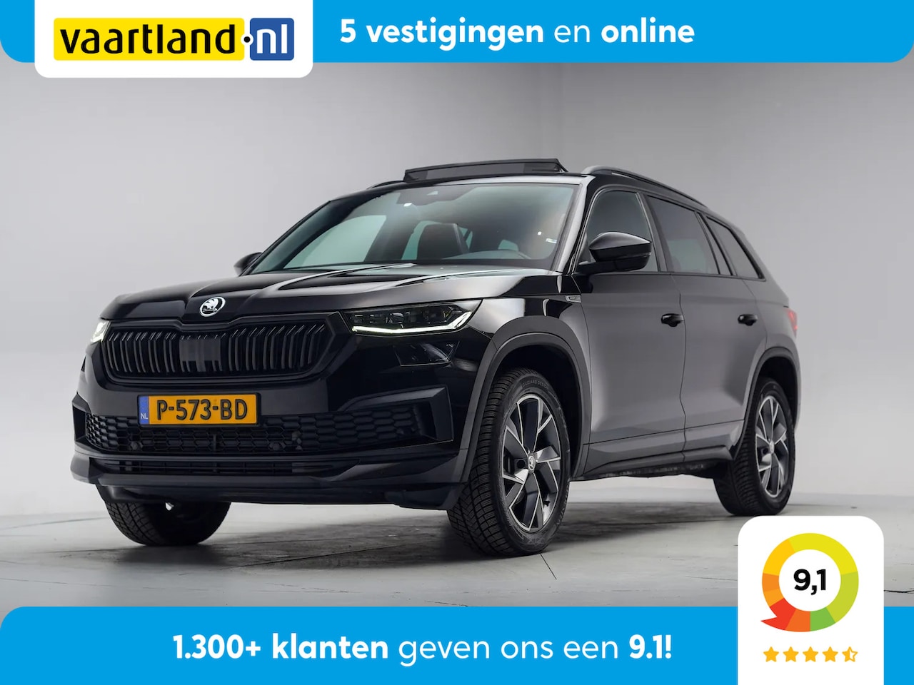 Skoda Kodiaq - 1.5 TSI Sportline Business Aut. 7 pers. [ Panorama LED Stoelverwarming Trekhaak ] - AutoWereld.nl