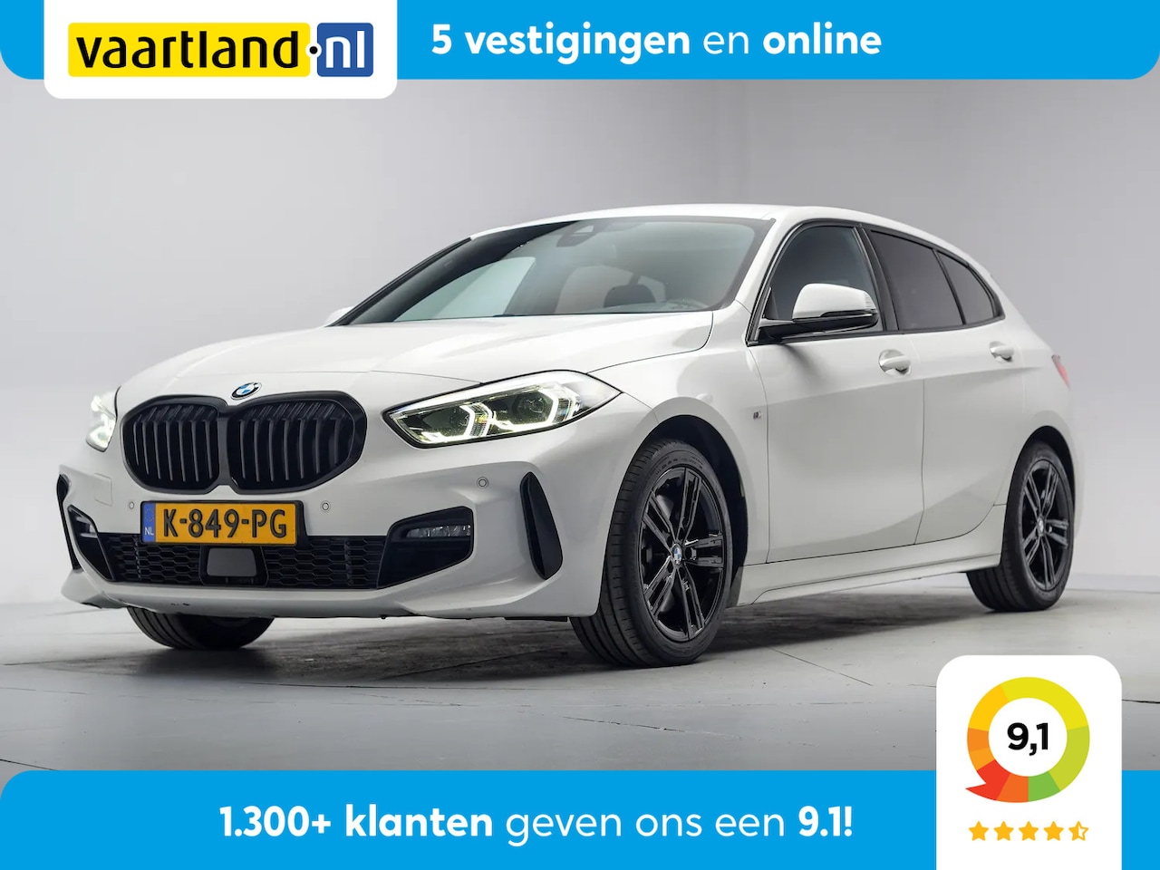 BMW 1-serie - 120i M Sport Business Aut. [ Climate Navi Half-leder PDC Cruise ] - AutoWereld.nl