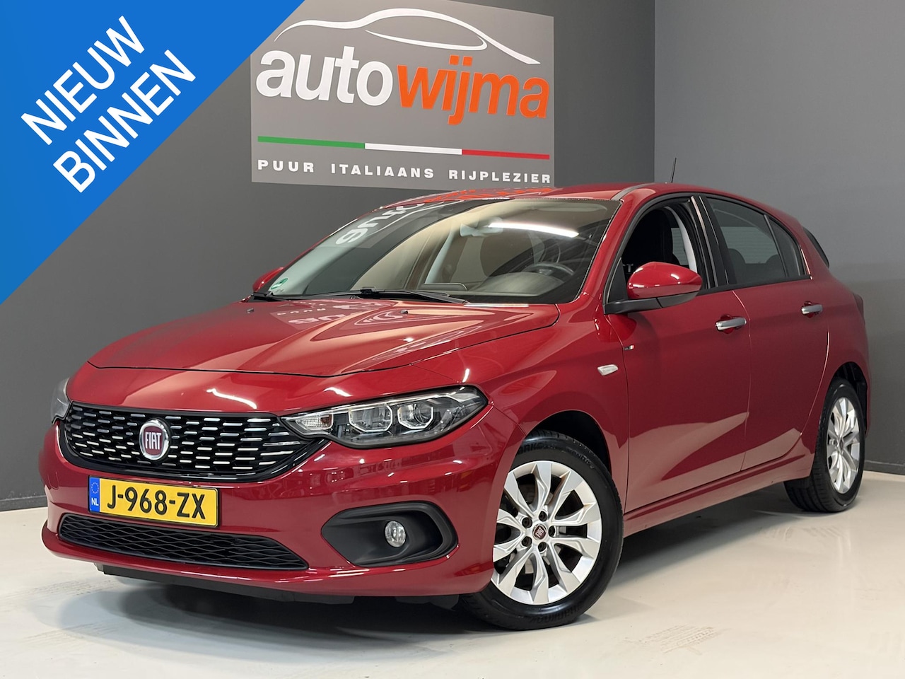 Fiat Tipo - 1.4 T-Jet 120pk 16v Lounge 5Drs. Stoelverwarming, Navigatie, DAB - AutoWereld.nl
