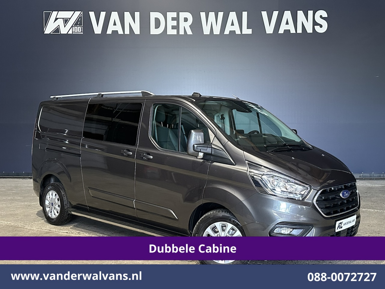 Ford Transit Custom - 2.0 TDCI 131pk Automaat L2H1 Dubbele Cabine Euro6 Airco | 2x zijdeur | 5-Zits | Camera | A - AutoWereld.nl