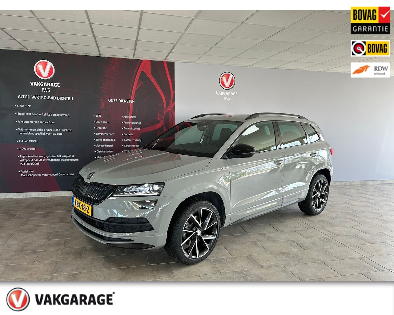 Skoda Karoq - 1.5 TSI ACT Sportline Business incl. afl beurt en Garantie. - AutoWereld.nl
