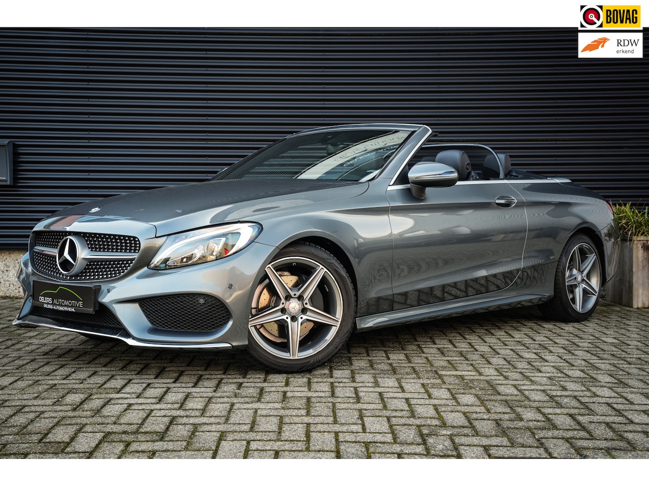 Mercedes-Benz C-klasse Cabrio - C 180 AMG Sport | Clima | CC | Navigatie | Airscarf | LED | Metallic Lak | PDC | Leder / A - AutoWereld.nl