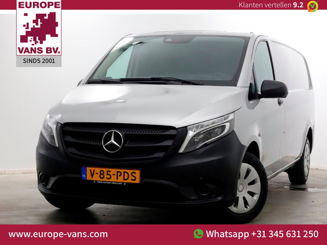 Mercedes-Benz Vito - 116 CDI 163pk E6 RWD 7G Automaat XL Extra Lang LED/Navi/Camera 10-2018 - AutoWereld.nl