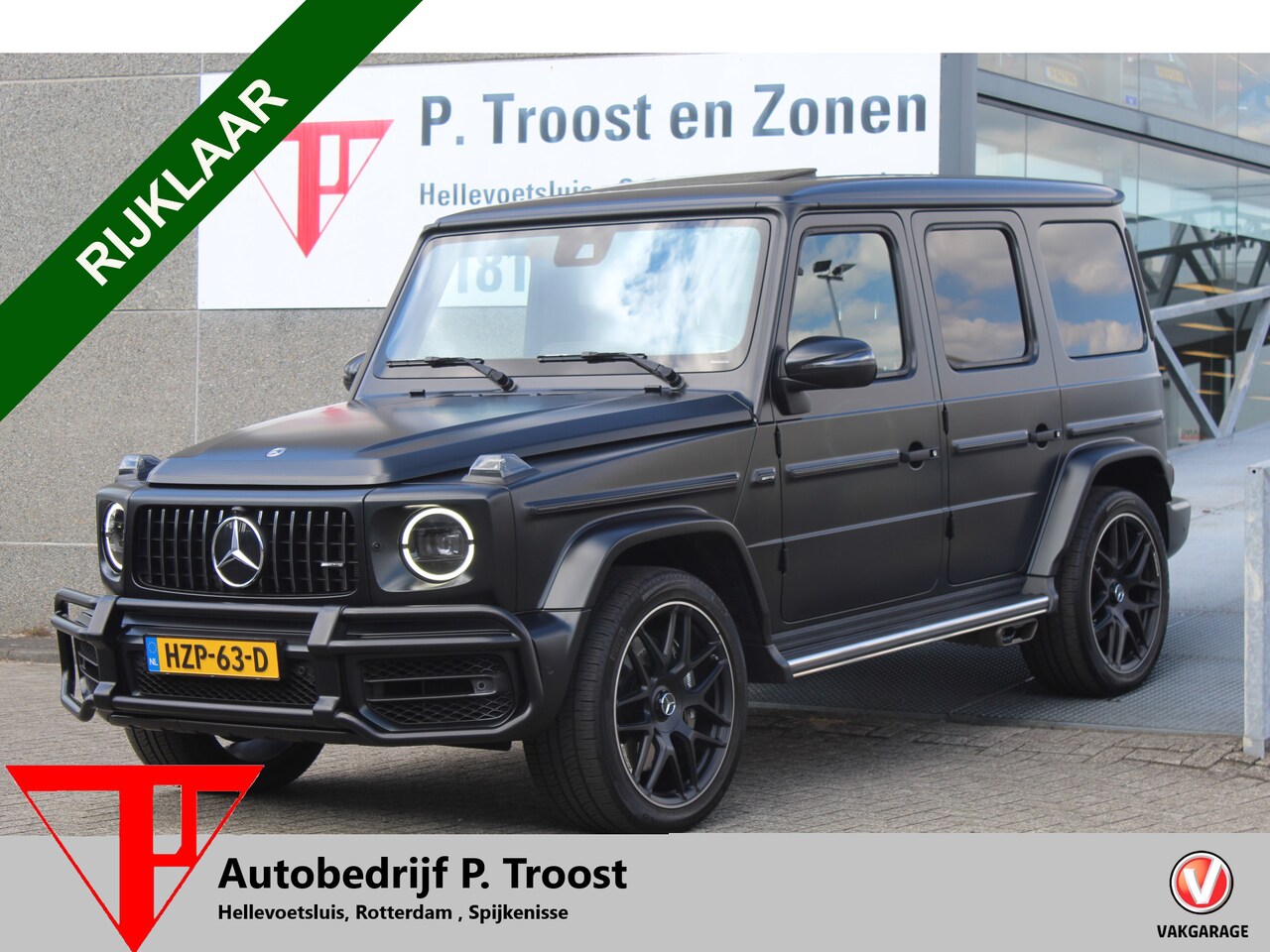 Mercedes-Benz G-klasse - 63 AMG Manufaktur/Night pakket/Magno matt/Panoramadak/Burmester/Sfeerverlichting/Entertain - AutoWereld.nl