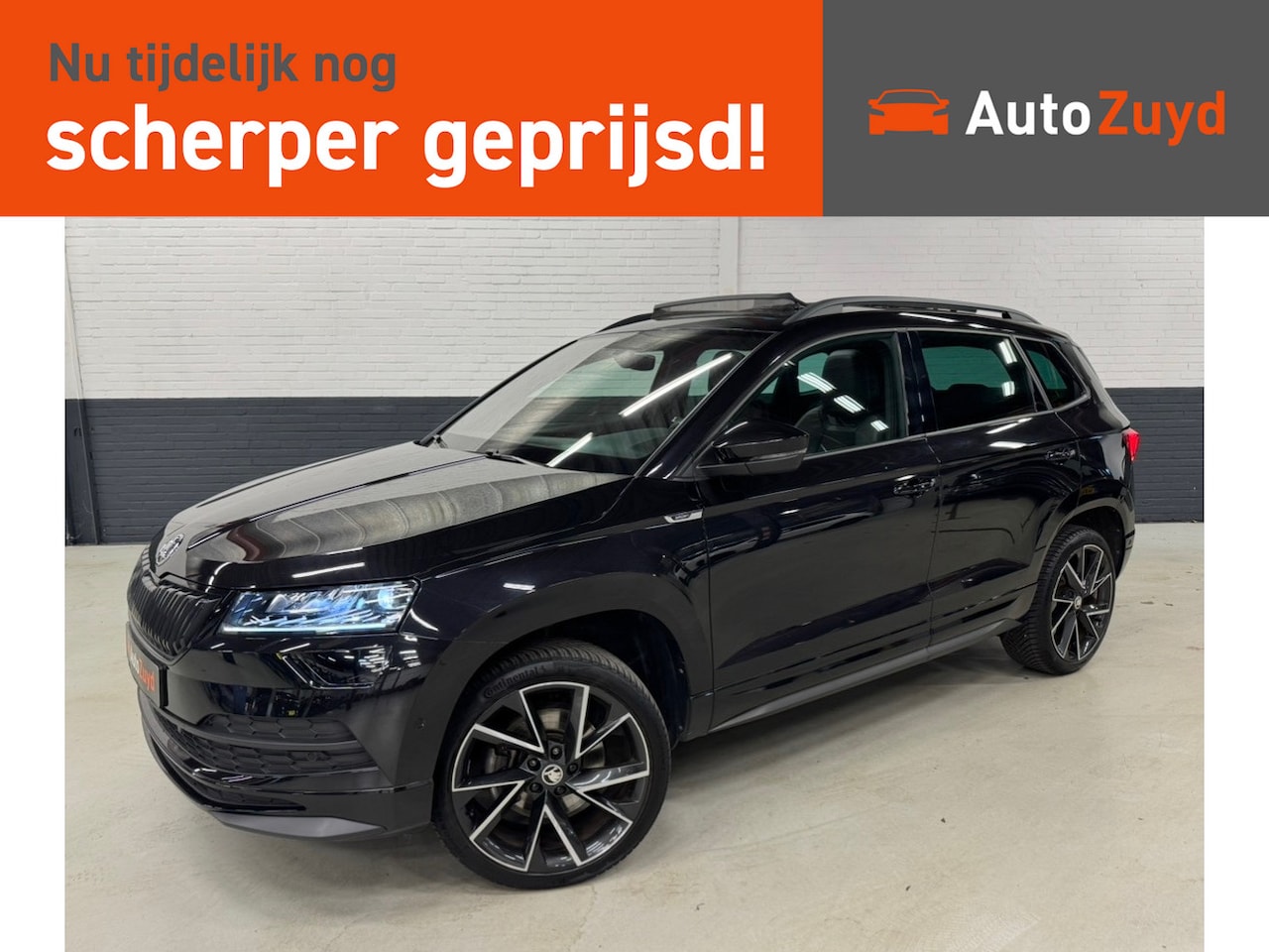 Skoda Karoq - 1.5 TSI ACT Sportline Business DSG / Virtual / Pano / Navi / Carplay / Camera - AutoWereld.nl