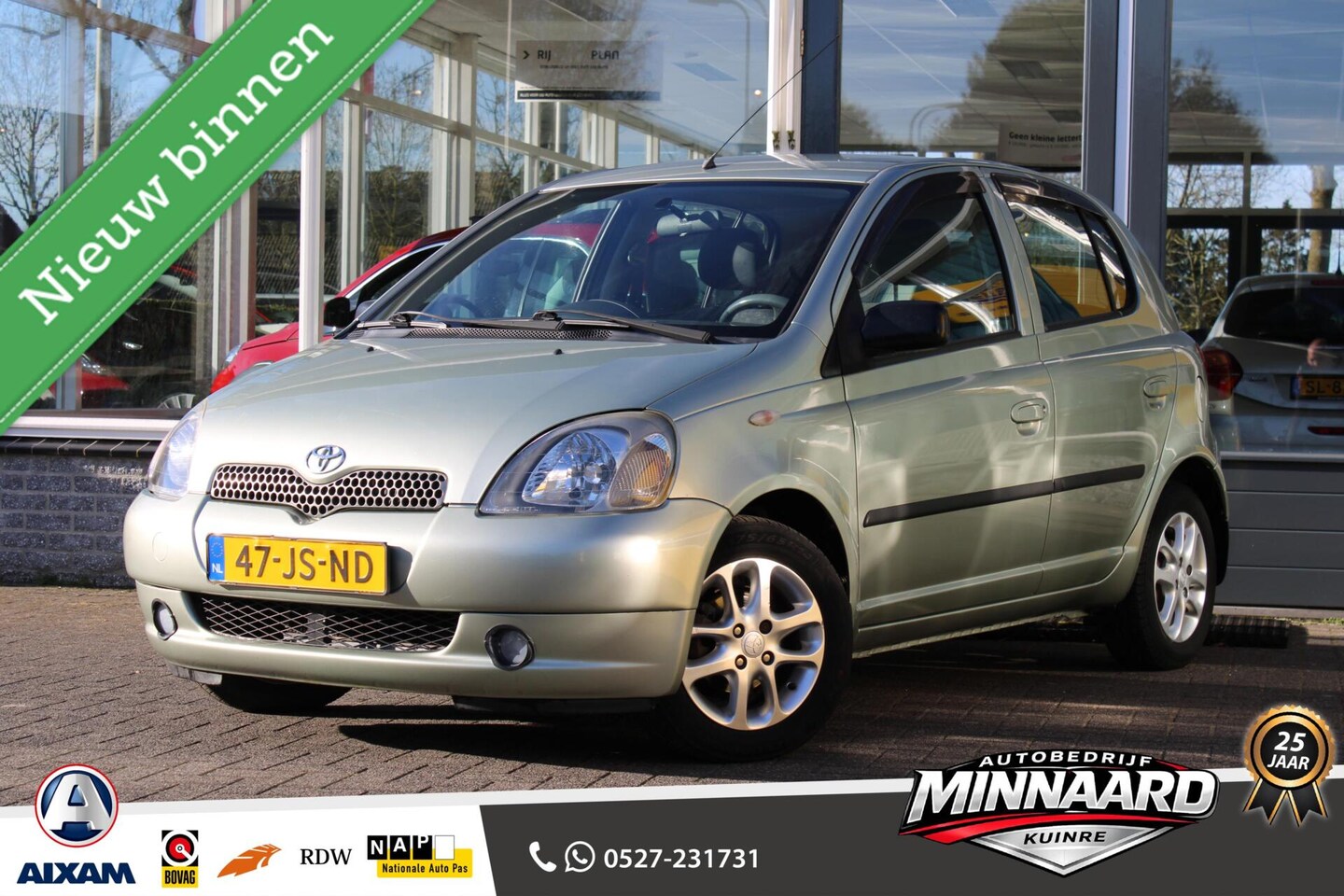 Toyota Yaris - 1.3-16V VVT-i Luna Nieuwe Apk. Orginele km stand. - AutoWereld.nl