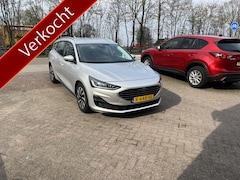Ford Focus Wagon - 1.0 EcoBoost Hybrid Titanium X TREKHAAK CLIMA NAVI NEW MODEL