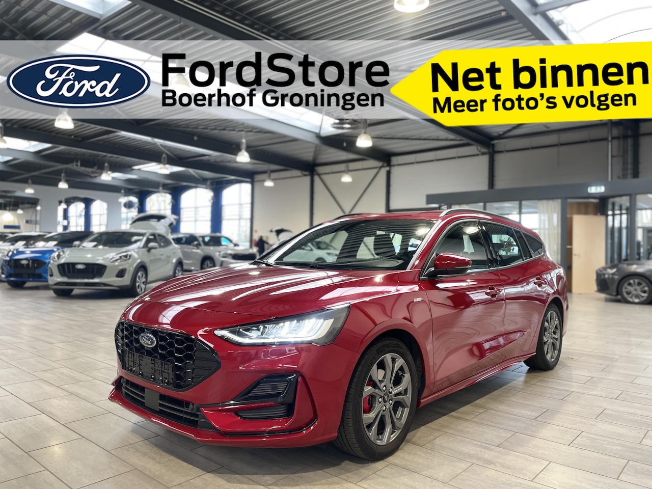 Ford Focus Wagon - ST-Line X EcoBoost Hybrid 155 pk | Winter Pack | Camera | AGR | B&O | El. a. klep | Keyles - AutoWereld.nl