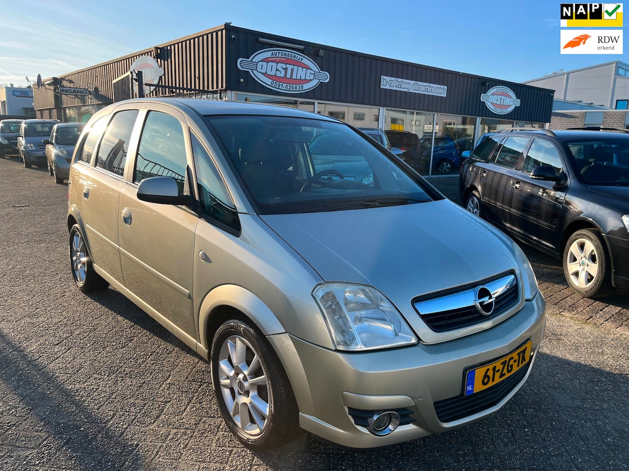 Opel Meriva - 1.6-16V Cosmo(st-bekr,airco,cruise,lmv,bj08,1899,-) - AutoWereld.nl