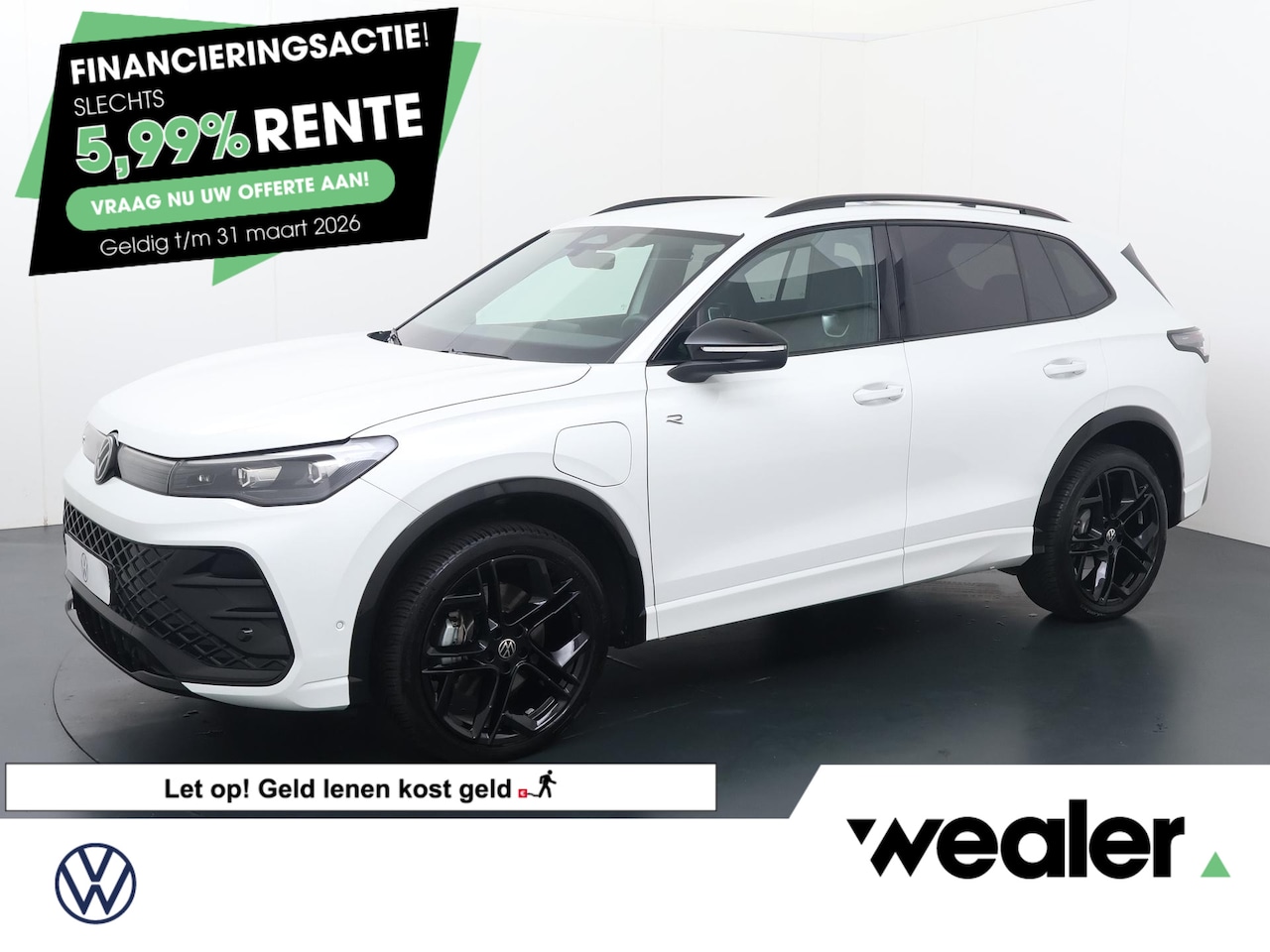 Volkswagen Tiguan - 1.5 eHybrid R-Line Business | 204 PK | SoH 100% | Automaat | Trekhaak wegklapbaar | Elek. - AutoWereld.nl