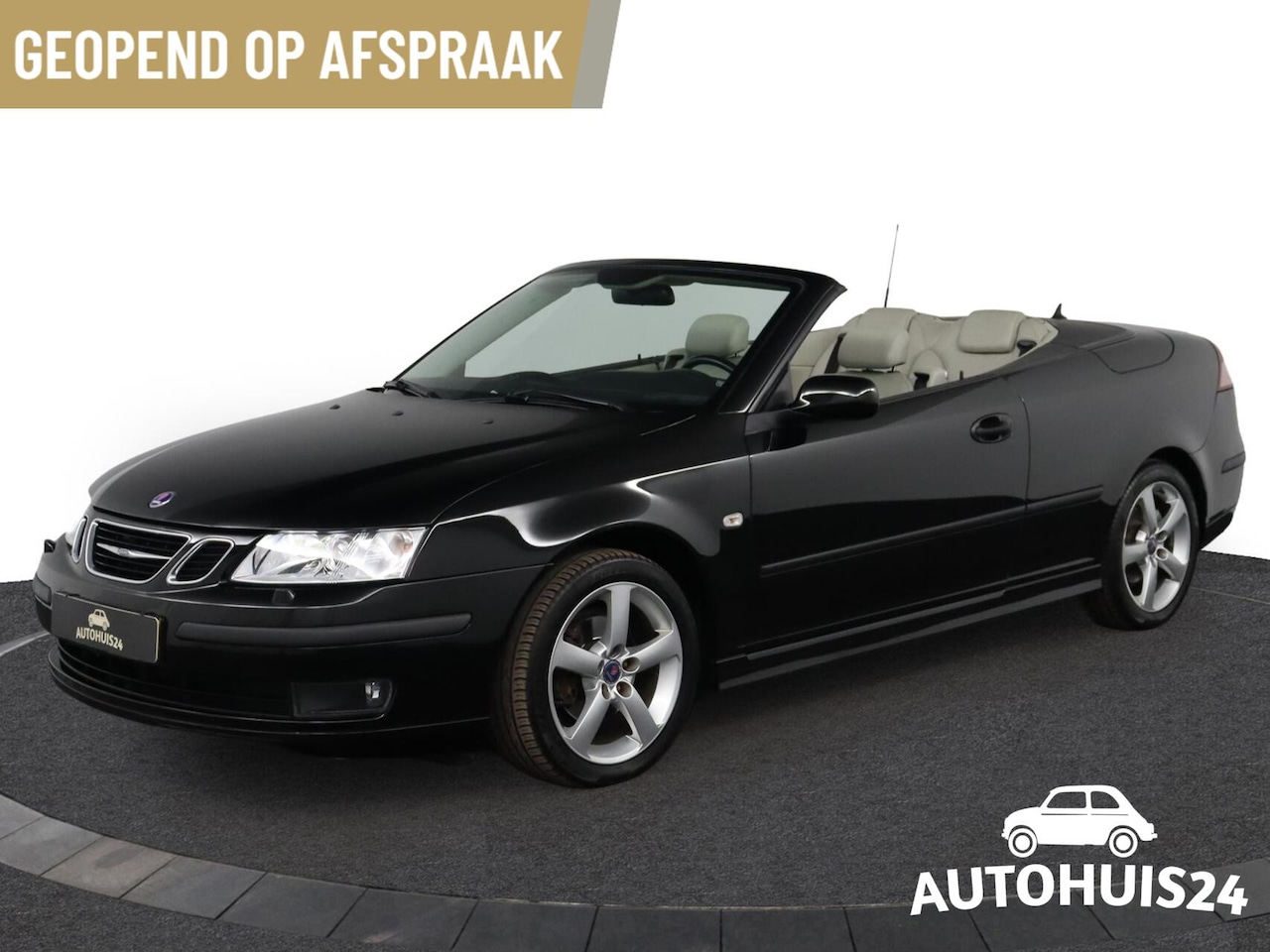 Saab 9-3 Cabrio - 1.8t Vector Automaat XENON|NAVI|PDC|LEDER - AutoWereld.nl