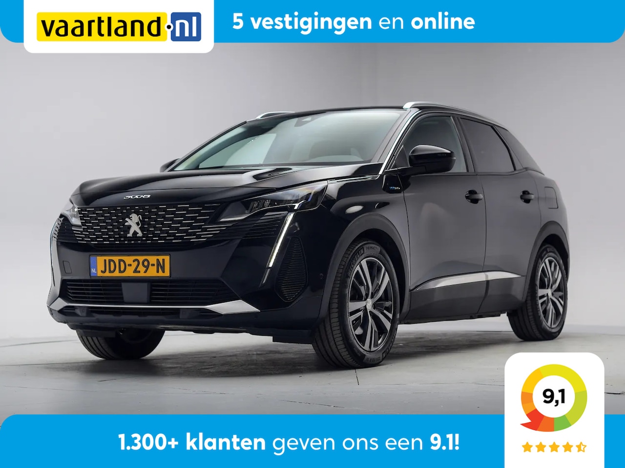 Peugeot 3008 - 1.6 Plug-in Hybrid 225 Allure [ Navi Camera Carplay ] - AutoWereld.nl