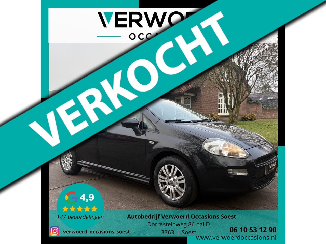 Fiat Punto Evo - 0.9 TwinAir Edizione Cool|NWE KOPPELING|AIRCO|CRUISE CONTROL|BOEKJES|NAP|NL-AUTO| - AutoWereld.nl
