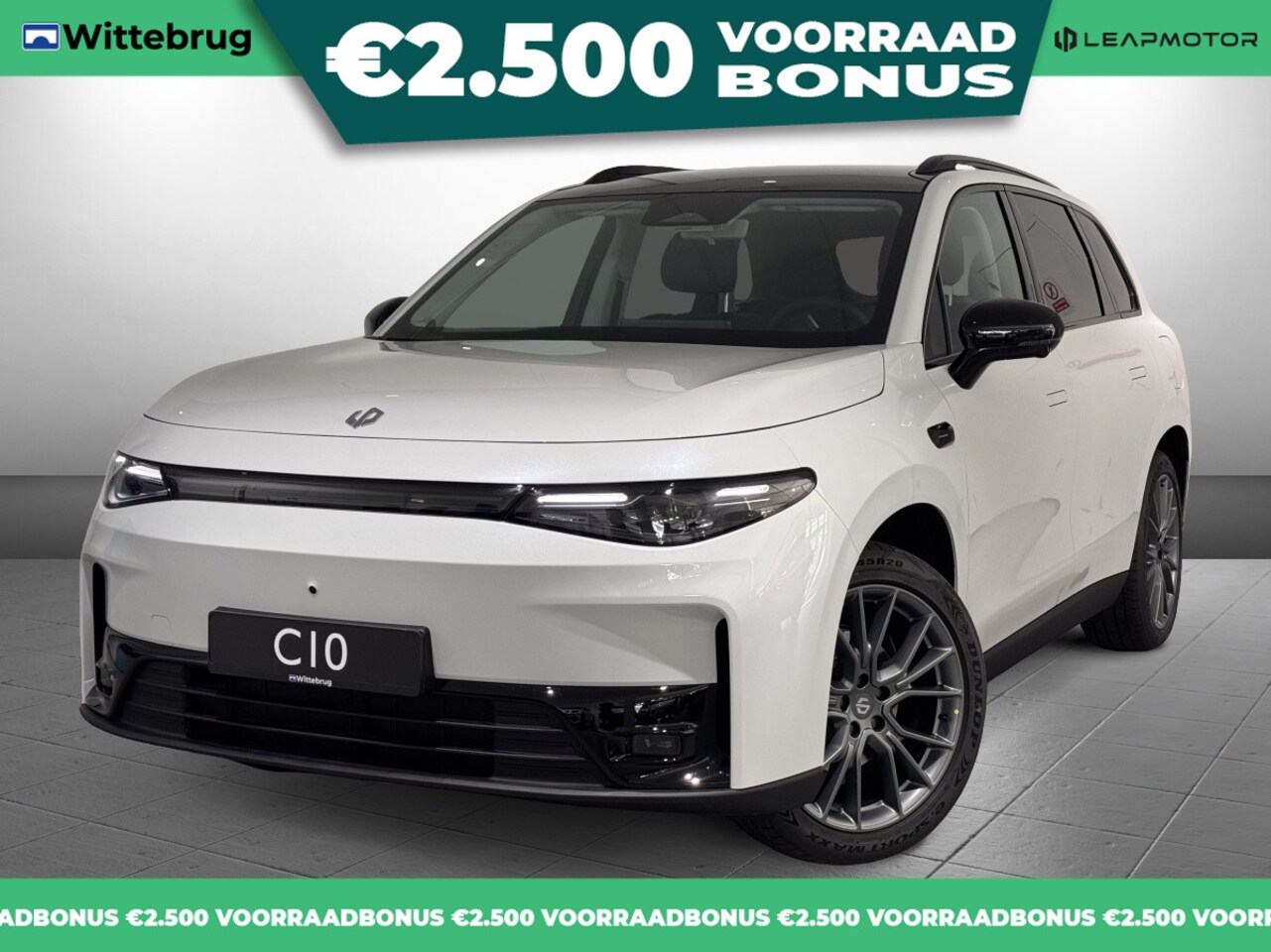 Leapmotor C10 - REEV Design 28.4 kWh Range Extender 950 km RANGE Automaat met Lederen bekleding, Elektrisc - AutoWereld.nl