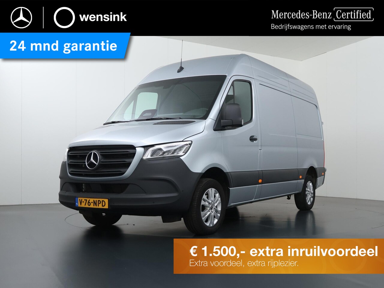 Mercedes-Benz Sprinter - 319 CDI | Aut. | L2 H2 | Pro | 3500 KG. AHW | LED | 3500 KG AHW VOORBEREIDING | STOELVERWA - AutoWereld.nl
