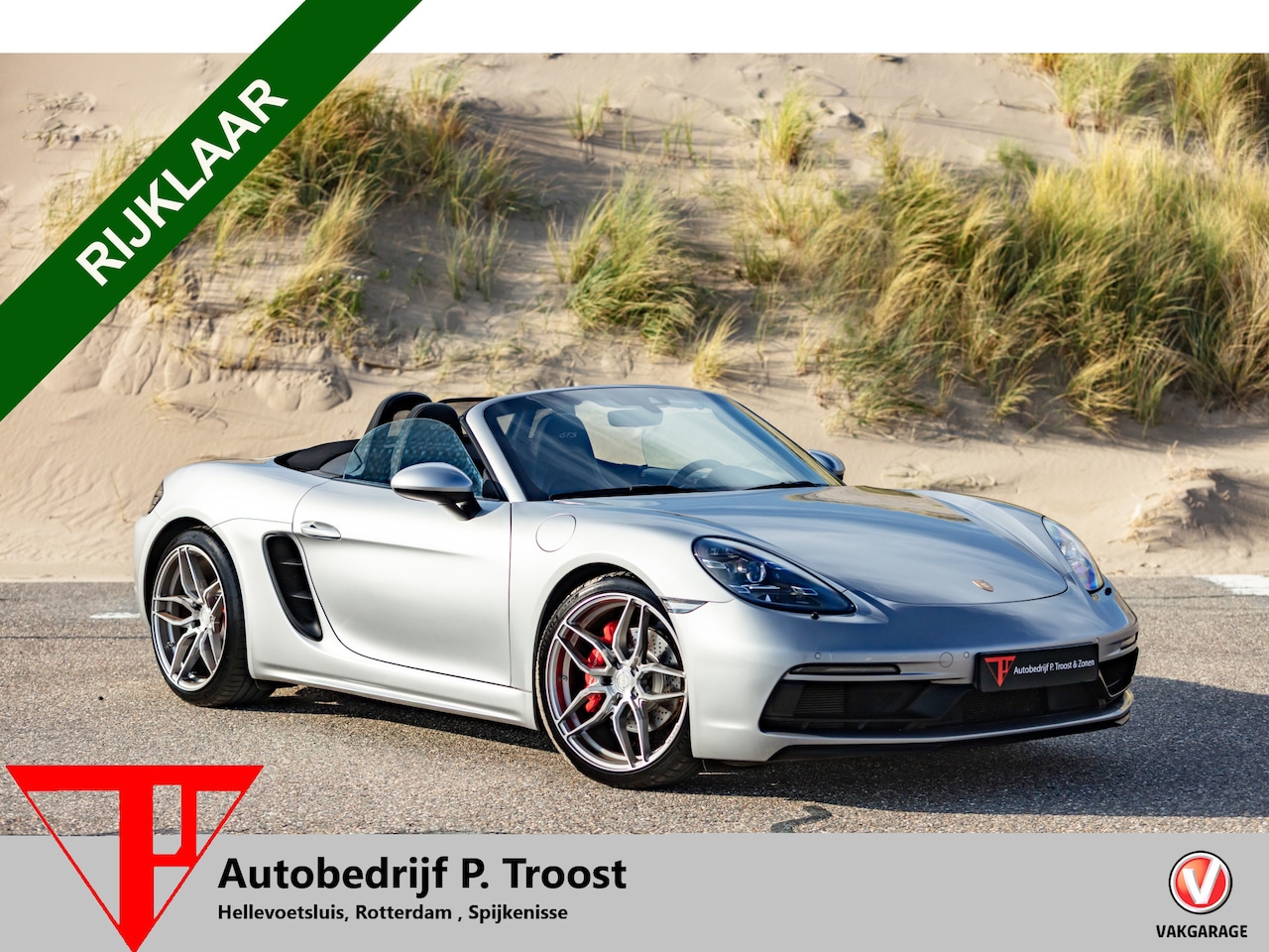 Porsche 718 Boxster GTS - 2.5 Sportchrono|Sportuitlaat|Apple carplay|Alarm klasse 3|Achteruitrijcamera|20 Inch Conca - AutoWereld.nl