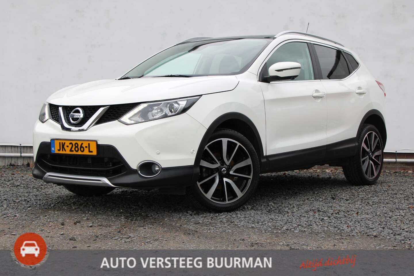 Nissan Qashqai - 1.2 Tekna Automaat, Panoramadak, Leer en Navigatie - AutoWereld.nl