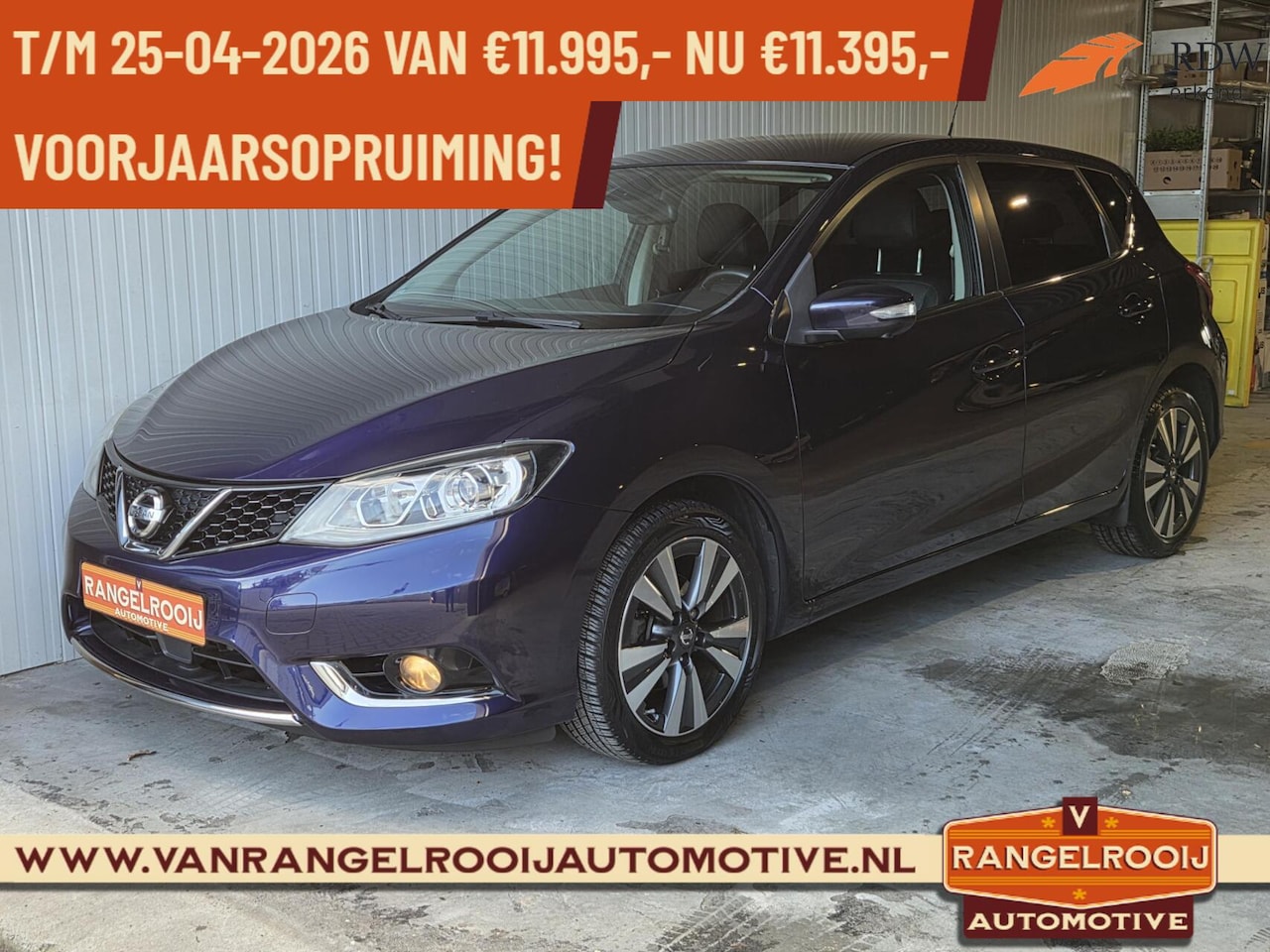 Nissan Pulsar - 1.2 DIG-T Tekna Aut., trekh., leer, 360 cam., stoelverw. - AutoWereld.nl