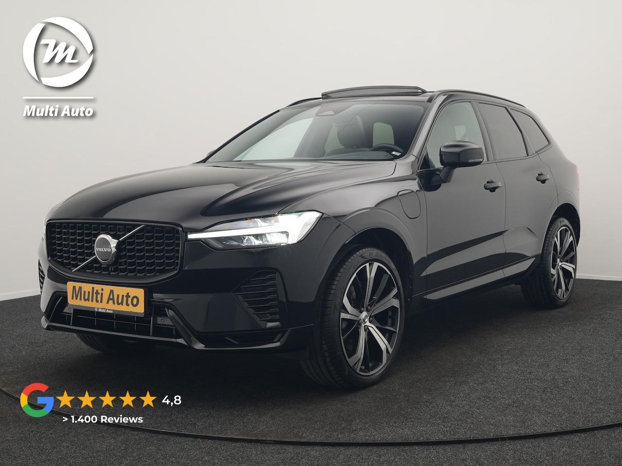 Volvo XC60 - T6 AWD Plus Dark PHEV 350pk Dealer O.H. | Panodak | Camera | Harman / Kardon | Lederen Spo - AutoWereld.nl