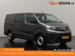 Toyota ProAce - 2.0 D-4D Cool Comfort Long Dubbele Cabine | 6-Persoons | Airco | Leder | Cruise | trekhaak