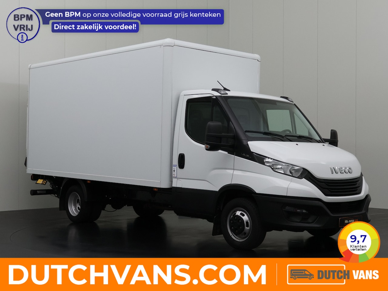 Iveco Daily - 35C16 Bakwagen+Laadklep | Euro 6 | Airco | Camera | 3-Zits | Multimedia - AutoWereld.nl