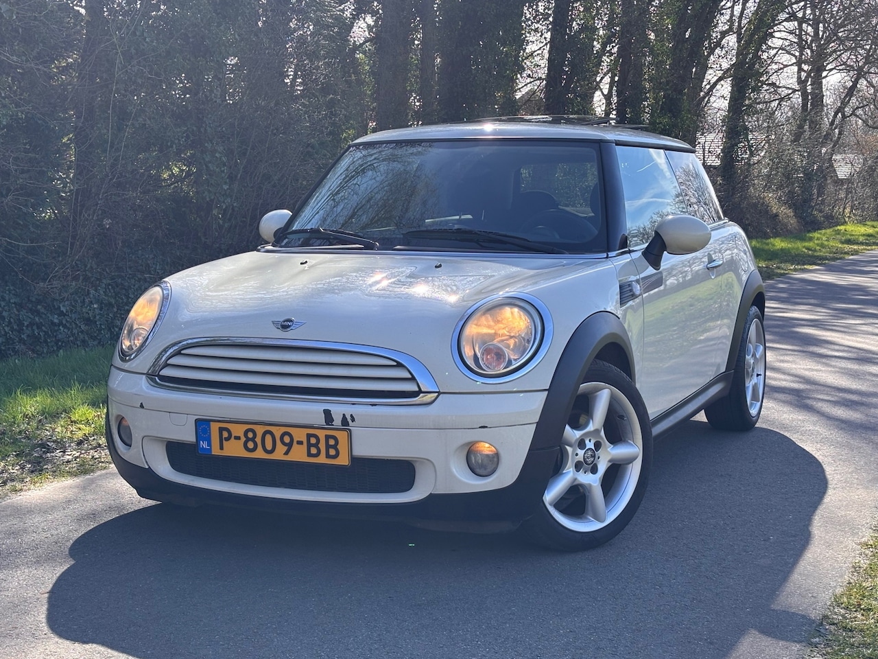 MINI One - Mini 1.6 MINIMALIST Salt | Airco + Schuif / Kanteldak | - AutoWereld.nl