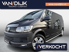 Volkswagen Transporter - 2.0 TDI L2H1 DC Comfortline 150PK ✓5 persoons ✓Euro 6 ✓Airco ✓Cruise ✓Bluetooth Telefoon &