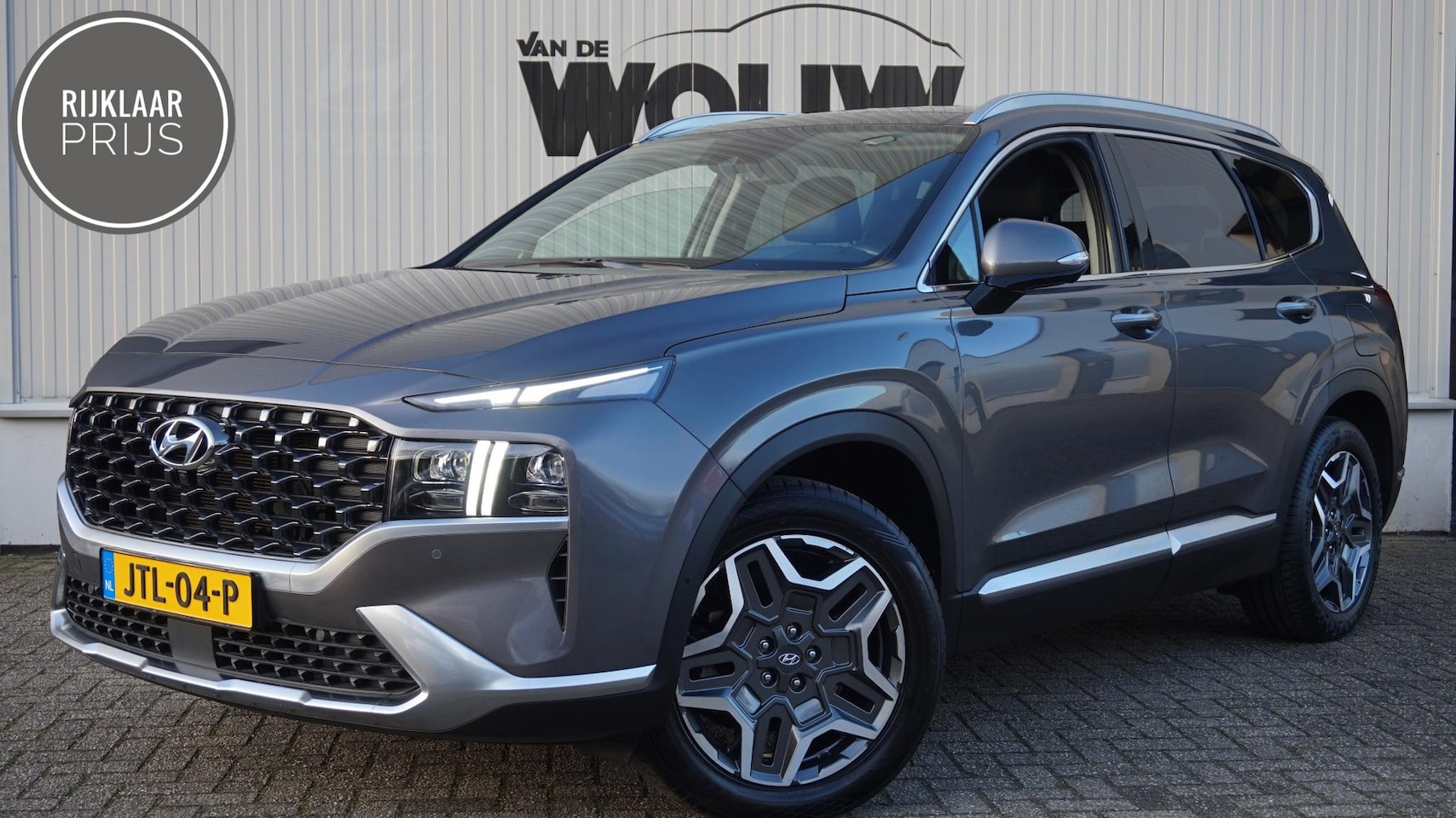 Hyundai Santa Fe - 1.6 T-GDI PHEV Premium Sky 7p. Automaat Panoramadak | Elektrische Achterklep - AutoWereld.nl