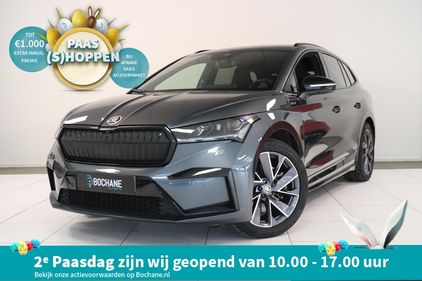 Skoda Enyaq iV - 80 Sportline | Camera | SoH 91 % | Adaptieve cruise control | Warmtepomp | Stoelverwarming - AutoWereld.nl