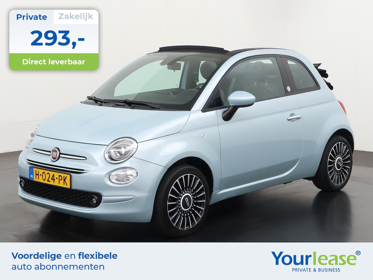 Fiat 500 C - 1.0 Hybrid Launch Edition | All-in 293,- Private Lease | Direct uit voorraad - AutoWereld.nl