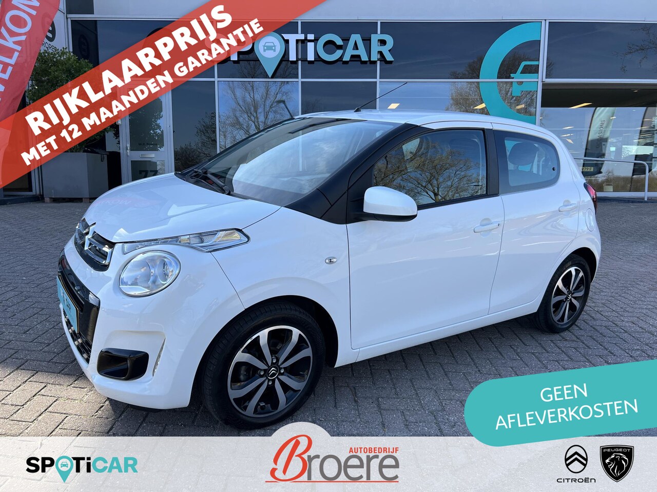 Citroën C1 - 1.0 VTi 72pk Shine 5 drs Navigatie via Apple Carplay of Android Auto - AutoWereld.nl