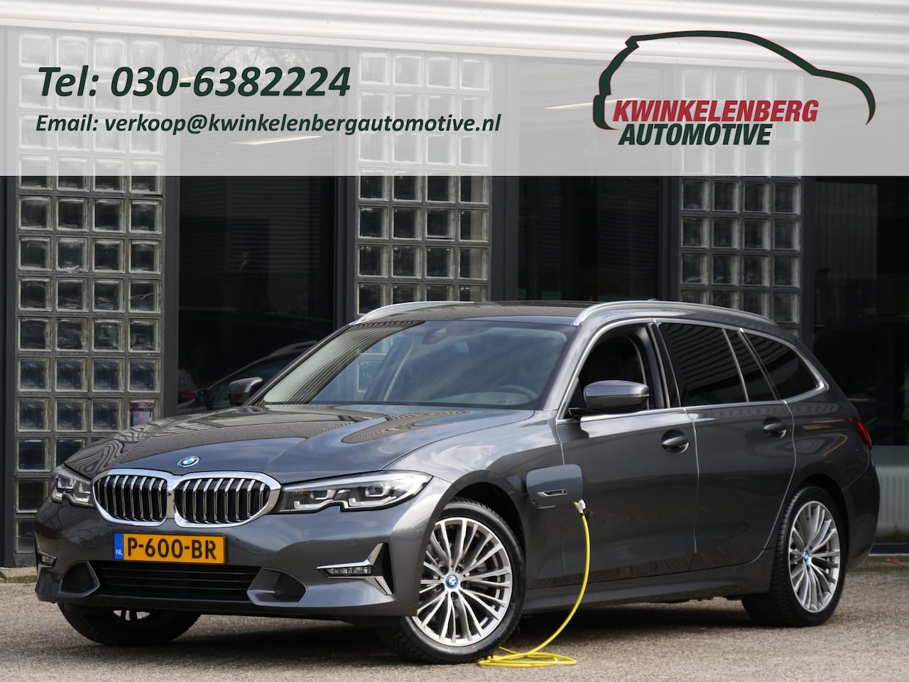 BMW 3-serie Touring - 320e LEER/ CAMERA/ ELEKT. KLEP/ SFEERVERLICHTING/ 18" BREEDSET MET 4 NIEUWE ALL-SEASON BAN - AutoWereld.nl