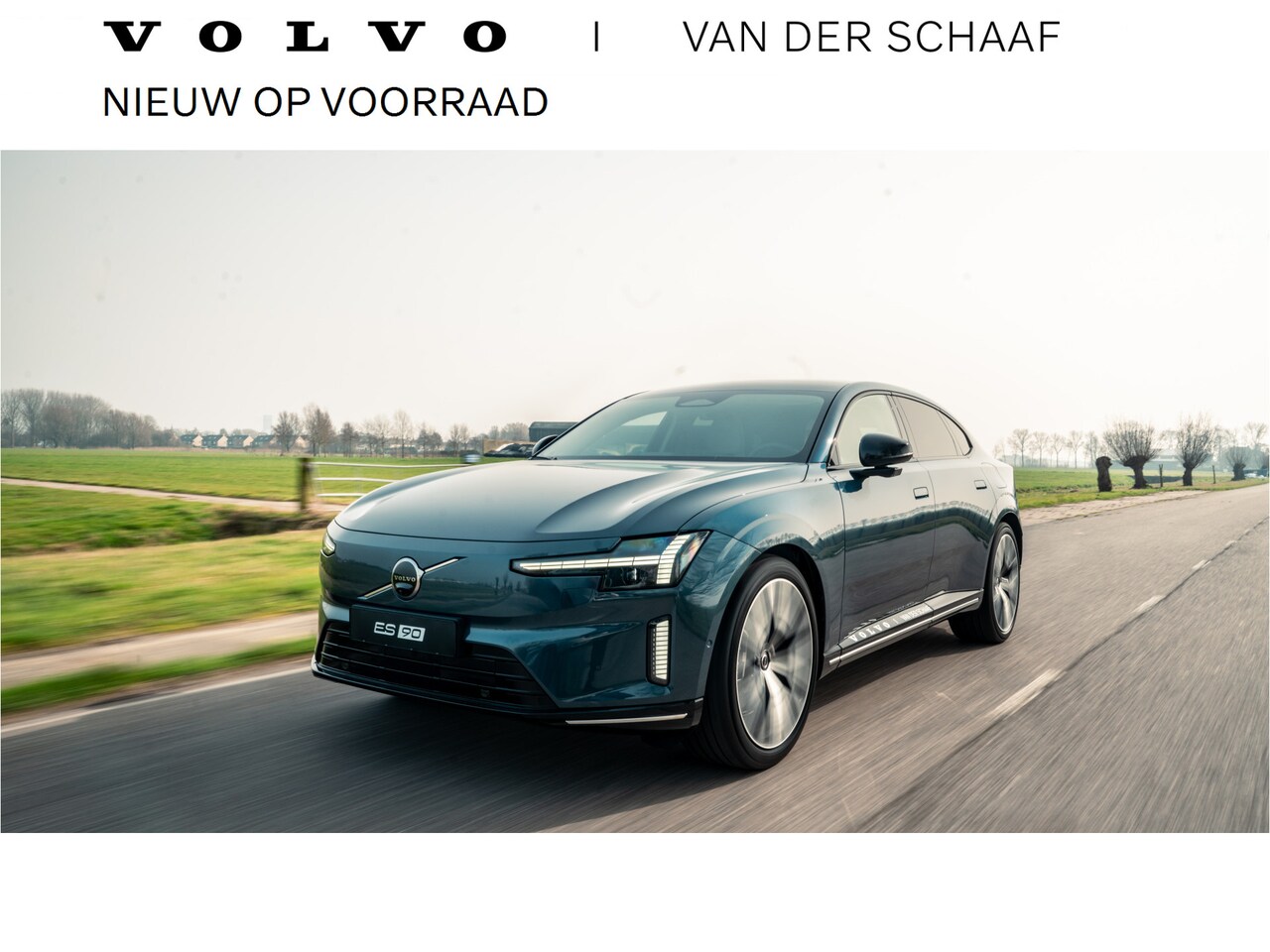 Volvo ES90 - Extended Range Ultra / Direct Leverbaar /  Luchtvering / 22'' / Pilot Assist / Chrome Pack - AutoWereld.nl