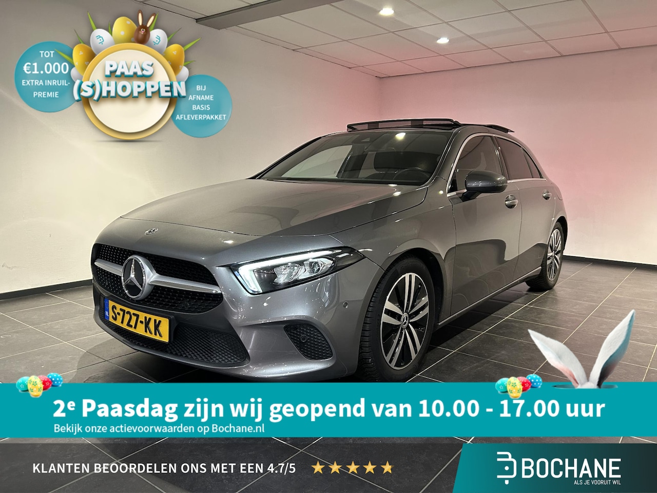 Mercedes-Benz A-klasse - 180 Luxury Line | Panoramadak | Leder | AppleCarplay/AndroidAuto | Stoelverwarming - AutoWereld.nl