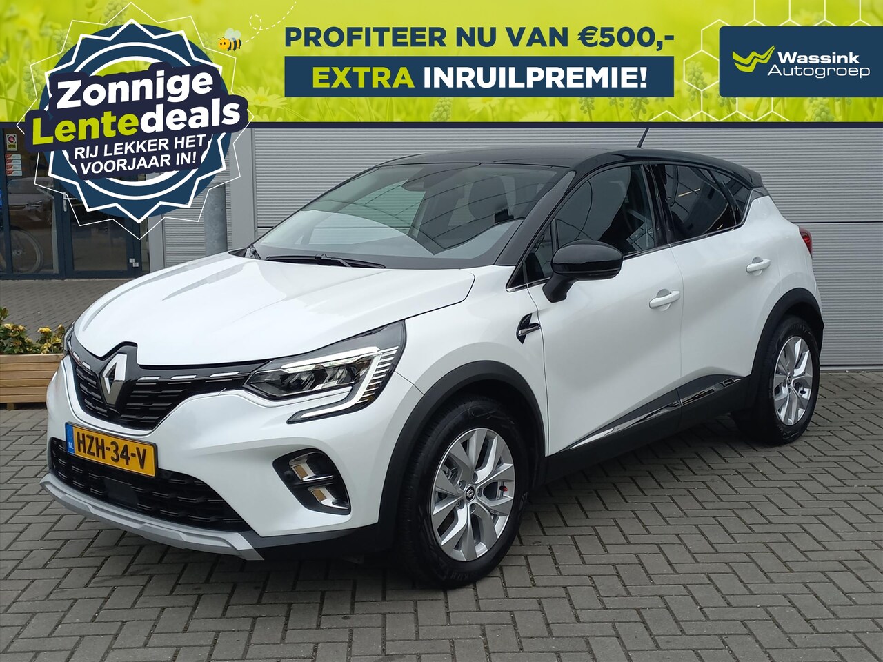 Renault Captur - 1.6 E-Tech Hybrid 145pk Automaat Intens | LENTEDEALS | Climate control | Navigatie by App - AutoWereld.nl