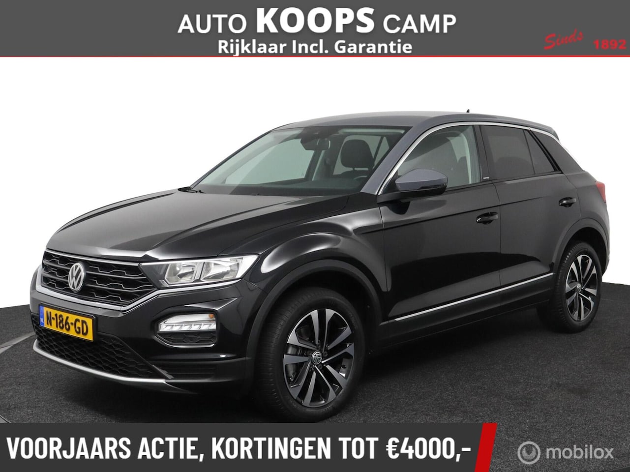 Volkswagen T-Roc - 1.5 TSI 150 Pk Sport| DSG Automaat | Standkachel | Elec. achterklep | Stoel verwarming | M - AutoWereld.nl