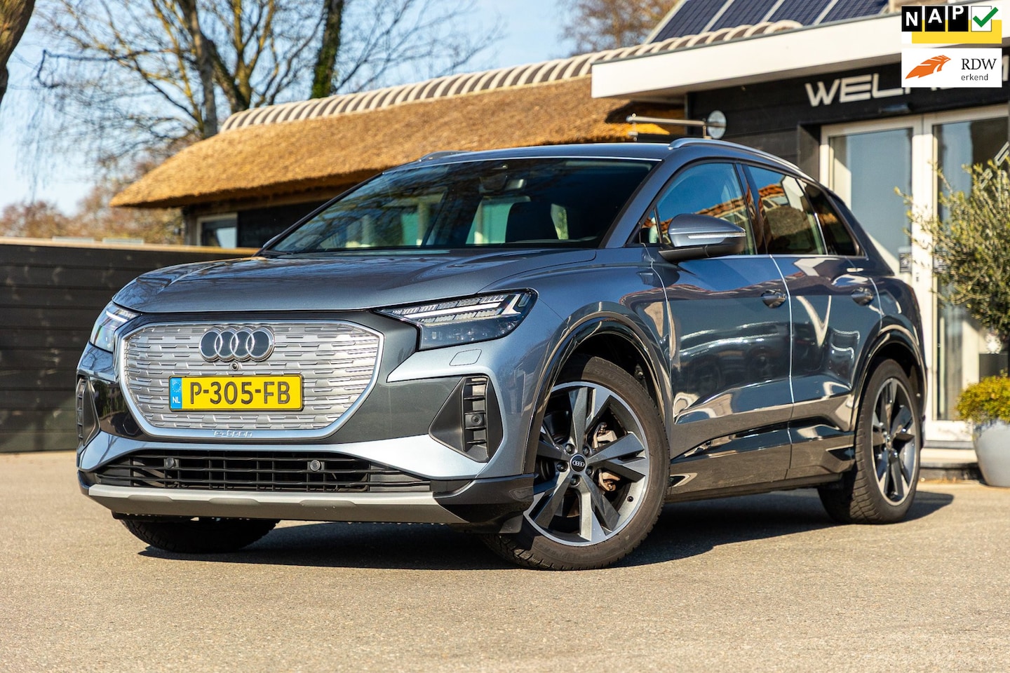 Audi Q4 e-tron - 40 Advanced Edition 77 kWh SOH 87% I BTW Auto I Sonos I HeadUp I Adaptive Cruise I CarPlay - AutoWereld.nl