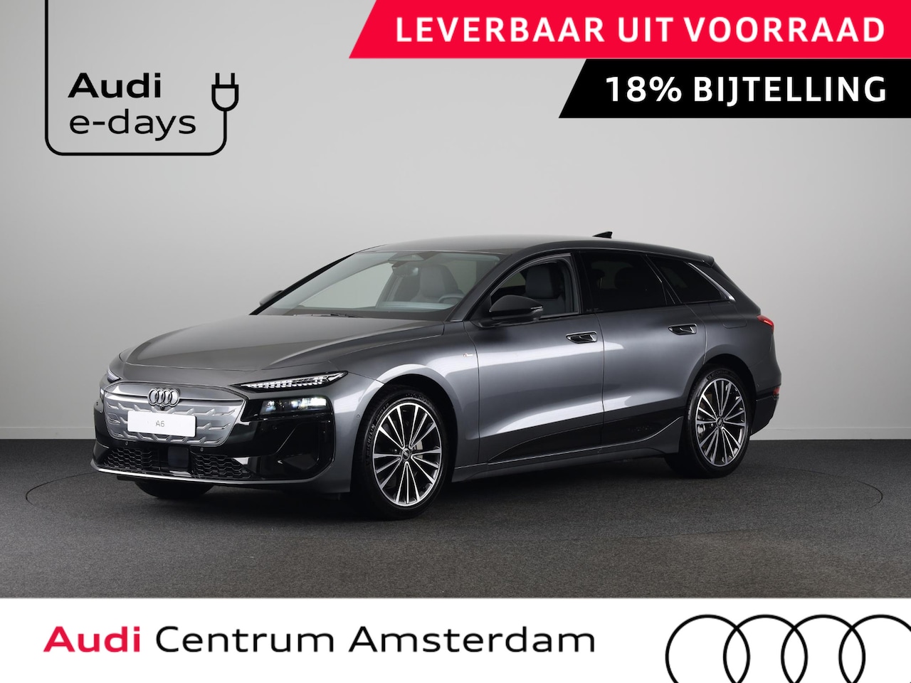 Audi A6 Avant e-tron - Advanced edition 100kWh 367 PK Tech Plus pakket, privacy glass, winterpakket, leder interi - AutoWereld.nl