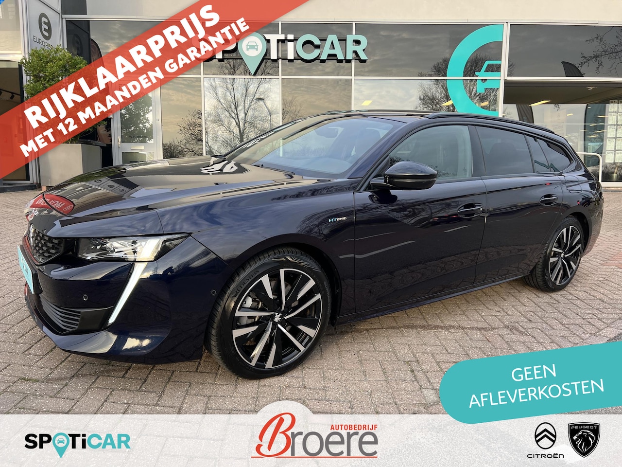 Peugeot 508 SW - 1.6 Hybrid 225 GT EAT-8 Automaat Afneembare trekhaak - AutoWereld.nl