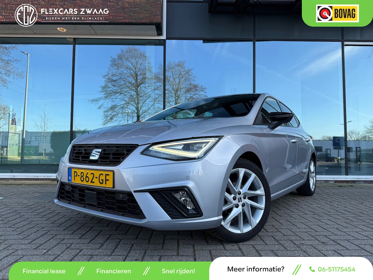 SEAT Ibiza - 1.0 EcoTSI FR - Climate - LED - Media Apple/Android - Org.NL - AutoWereld.nl