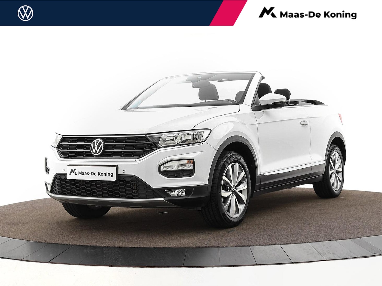 Volkswagen T-Roc Cabrio - 1.5 TSI 150pk DSG Style · Apple/Android Car Play · Stoelverwarming · Alarm · Navigatie · P - AutoWereld.nl