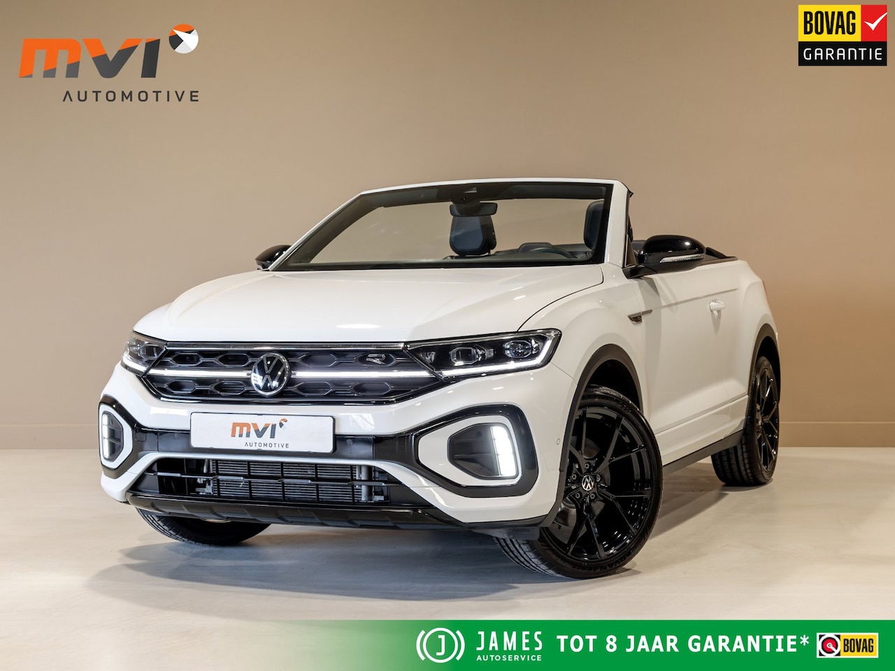 Volkswagen T-Roc Cabrio - 1.5 TSI R-Line / 150pk / Beats / Leder / Achteruitrij camera / Stoel en stuur verwarming / - AutoWereld.nl