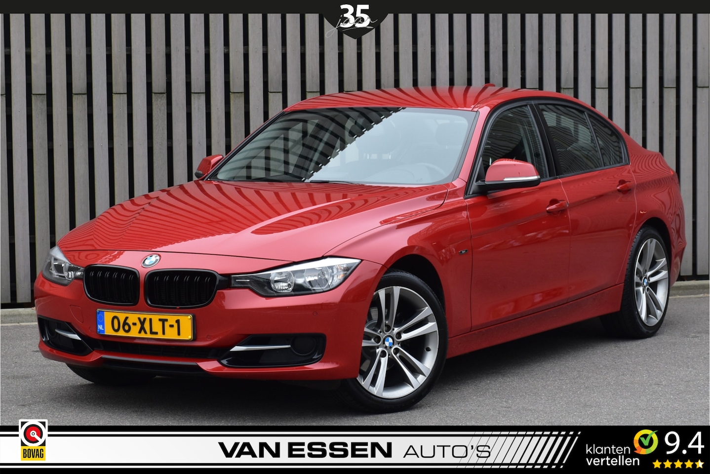 BMW 3-serie - 320i Sport Line Automaat Leder Sport-Stoelen Afn. Trekhaak NL-Auto! - AutoWereld.nl