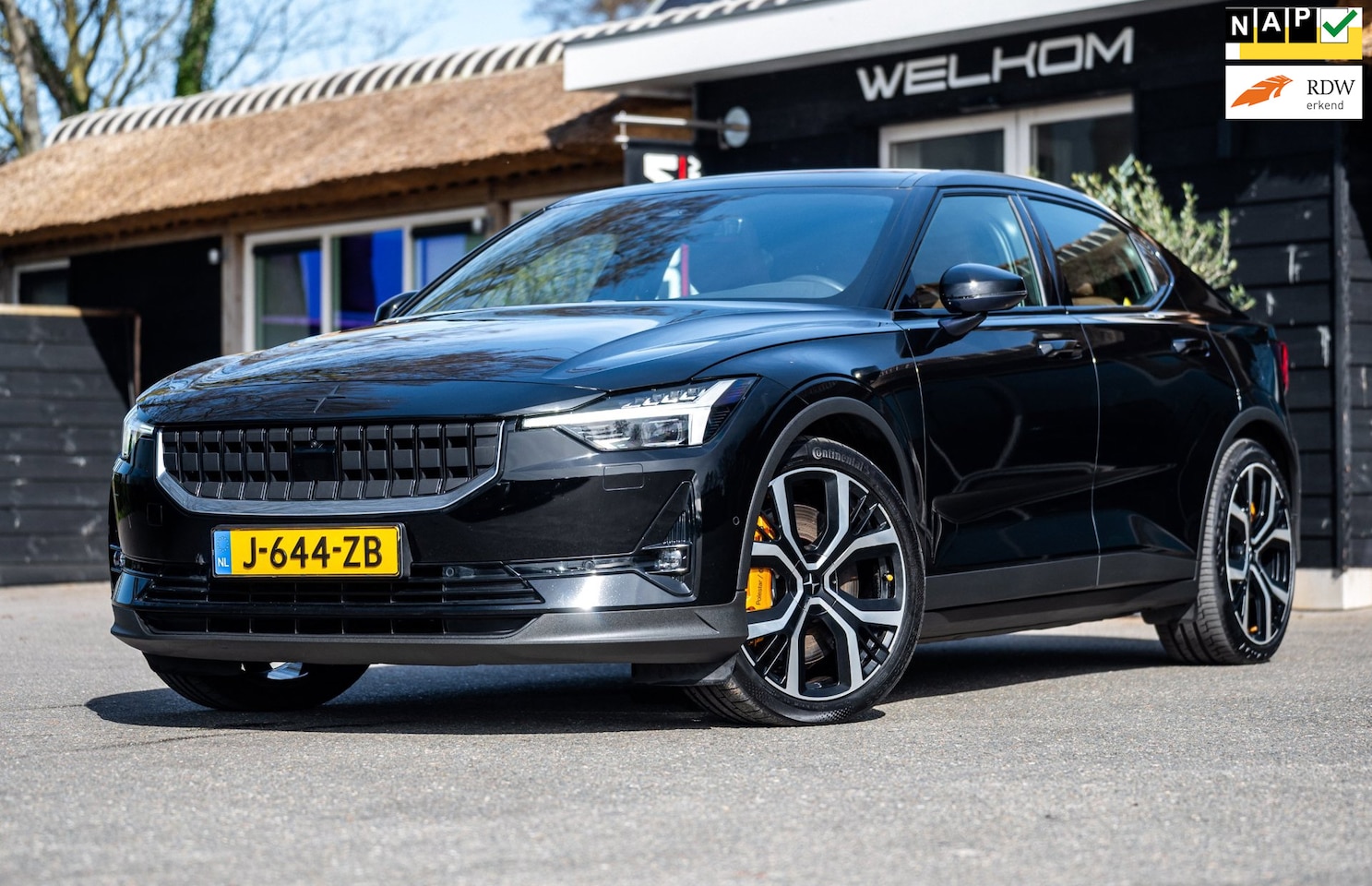 Polestar 2 - Long Range Dual Motor Launch Edition 78kWh SOH 92% I BTW I 360 Camera I Luxe leder I Panor - AutoWereld.nl