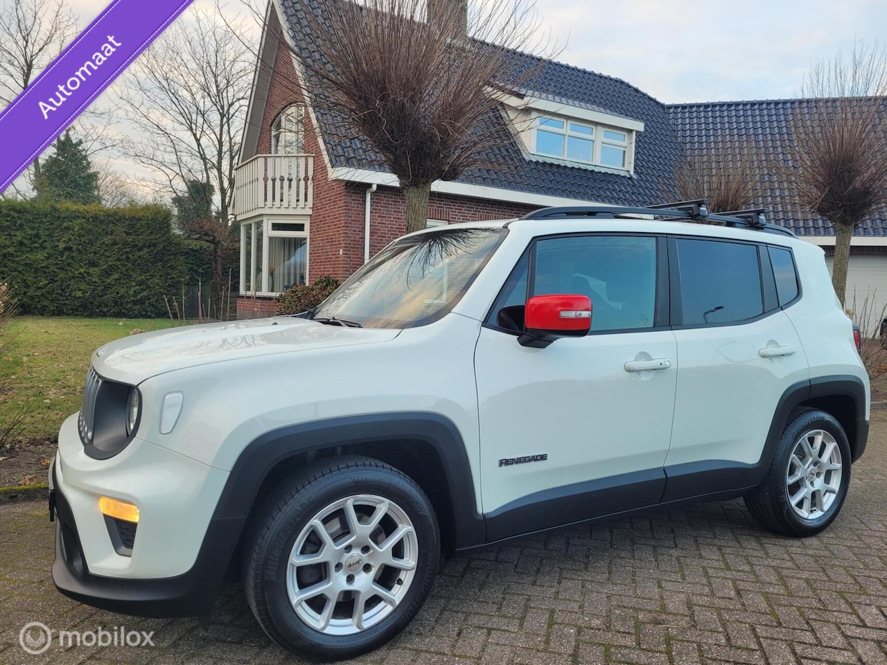 Jeep Renegade - 1.5T e-Hybrid 1.5T e-Hybrid, grijs kenteken,airco, - AutoWereld.nl