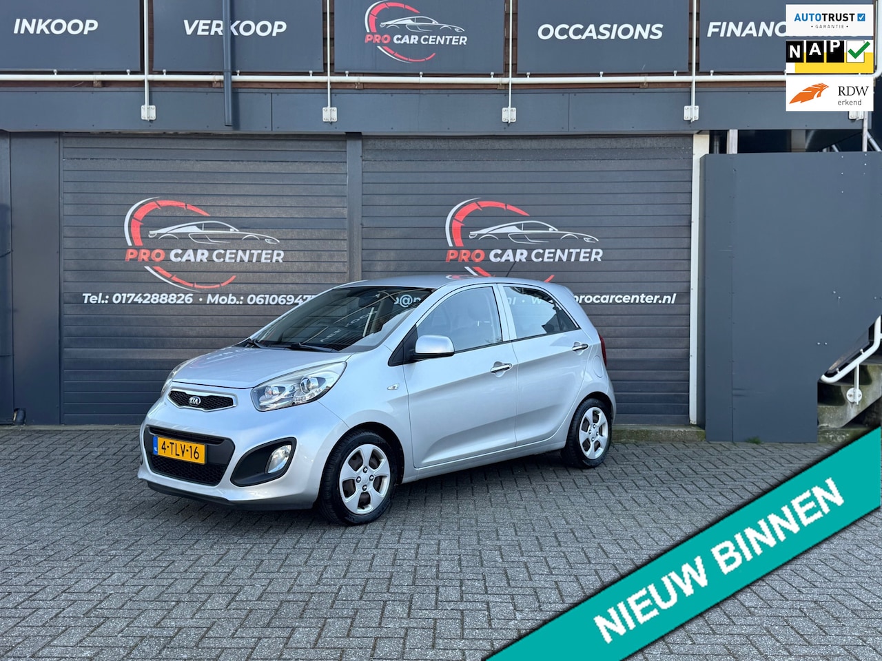 Kia Picanto - 1.0 CVVT BusinessLine AIRCO|EL.RAMEN|NAP|APK - AutoWereld.nl