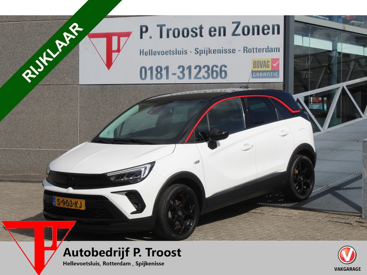 Opel Crossland - 1.2 Turbo GS Line Navigatie/Cruise control/Climate control/Apple carplay/DAB+/Lane assist/ - AutoWereld.nl